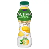 Activia Jogurt o smaku ananas-mango z nasionami i zbożami oraz szczepem bakterii ActiRegularis®