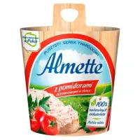 Almette z pomidorami dojrzewającymi w słońcu Puszysty serek twarogowy 150 g