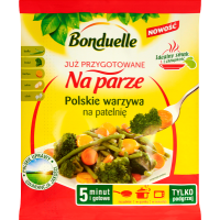 Bonduelle Już przygotowane na parze Polskie warzywa na patelnię 400 g