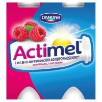 Danone Actimel Malina Mleko Fermentowane (4 sztuki) 400g