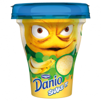 Danone Danio Shake It Napój jogurtowy smak bananowy 240 g