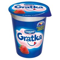 Danone Gratka o smaku truskawkowym Deser 290 g