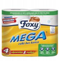 Foxy Papier Toaletowy Mega rolki bez końca 4 rolki