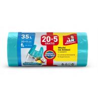 Jan niezbędny Worki na śmieci 35L 20+5gratis