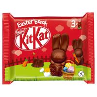 KitKat Baton z czekolady mlecznej nadzieniem czekoladowym kawałkami płatków i wafli 87 g (3 x 29 g)