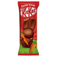 KitKat Baton z czekolady mlecznej z nadzieniem czekoladowym z kawałkami płatków i wafli 29 g