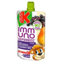 Kubuś Immuno odporność jabłko gruszka marchew banan acerola czarny bez witamina c cynk 100g