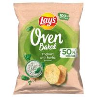 Lay's Oven Baked Pieczone formowane chipsy ziemniaczane o smaku jogurtu z ziołami 180g