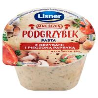 Lisner pastella z podgrzybkiem i pieczona papryka pasta grzybowa 80g