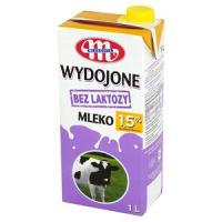Mlekovita Wydojone Mleko bez laktozy 1,5% 1 l