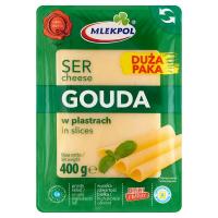 Mlekpol Ser Gouda w plastrach 400g