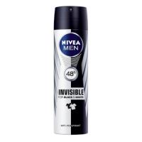 NIVEA MEN Invisible for Black and White 48 h Antyperspirant w aerozolu 150 ml