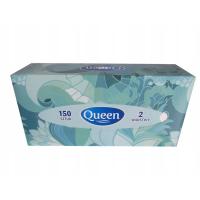 Queen  150 dwuwarstwowych chusteczek