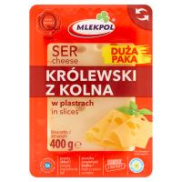 Ser królewski z Kolna w plastrach