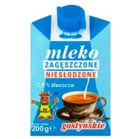 SM Gostyń Mleko gostyńskie zagęszczone niesłodzone 7,5% 200 g