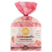 Sunny family czekowafle wielozbozowe truskawkowo smietankowe 140g