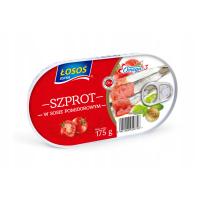 Łosoś Szprot popularny w sosie pomidorowym