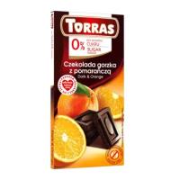 Torras Czekolada gorzka z pomarańcza 75 g